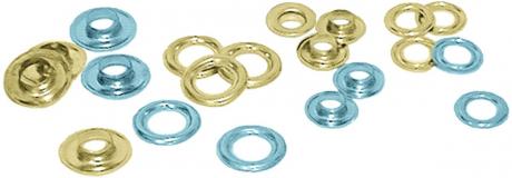 metal grommets for Emblem adapter for11mm chrome  QTY: 500 pcs. 