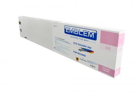 EMBLEM Professional Ink "optimizer" Light Magenta Optimizer Solvent Ink for Roland 440ml 